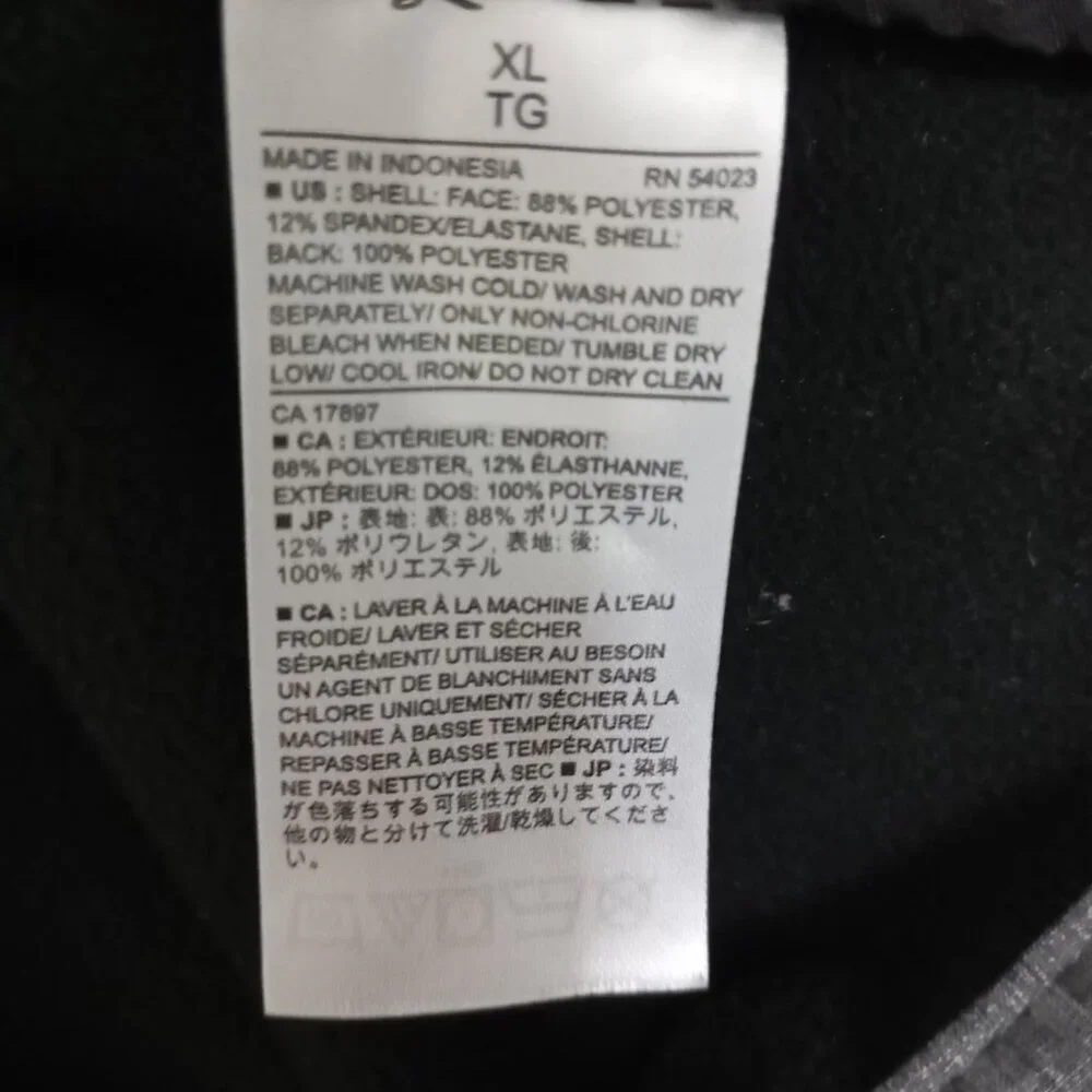 Banana Republic XL Gray Hooded Jacket With Full Zip & Pockets